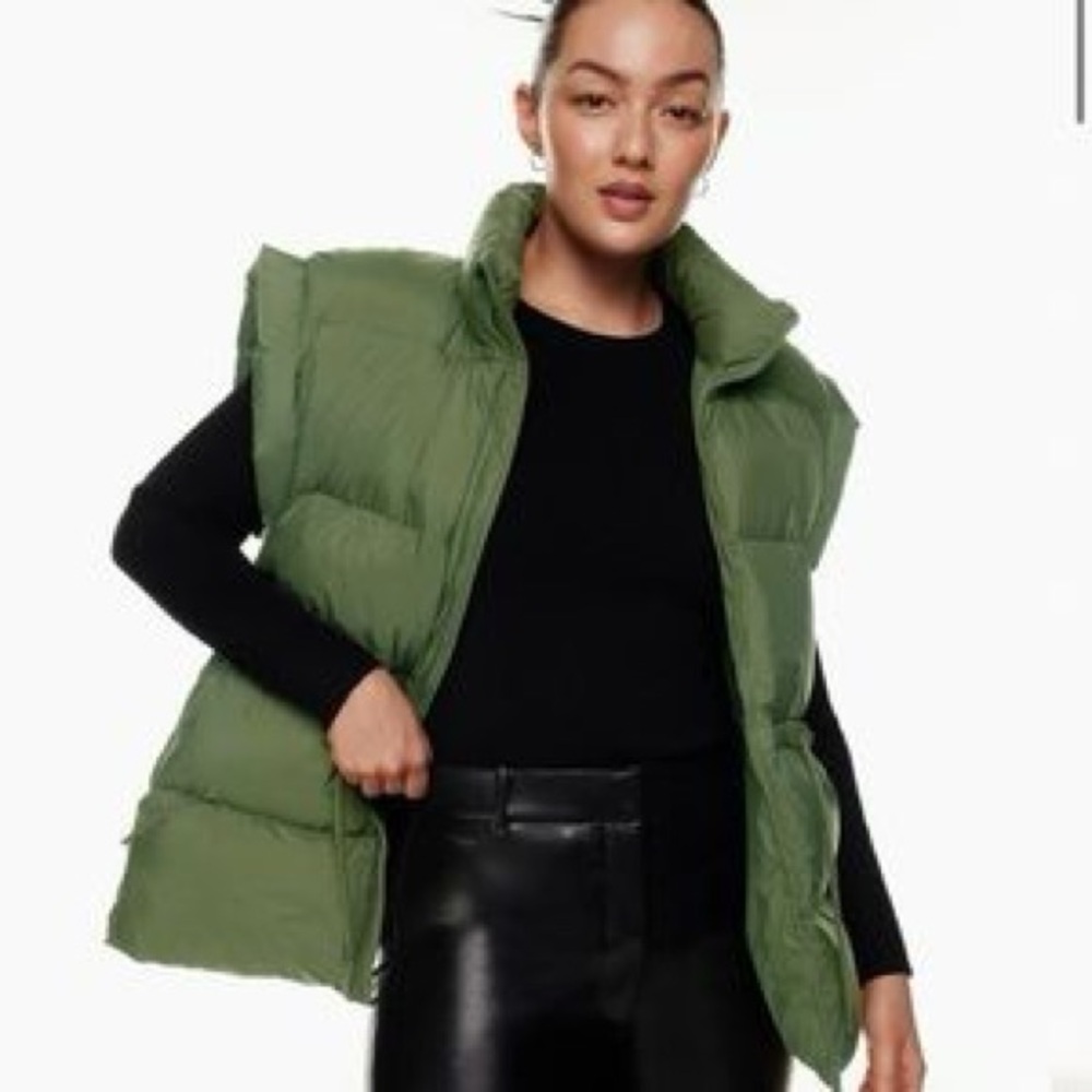 Wilfred Green Quilted Puffer Jacket